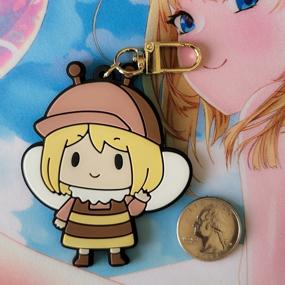 Holo: Ame Bee Rubber Keychain