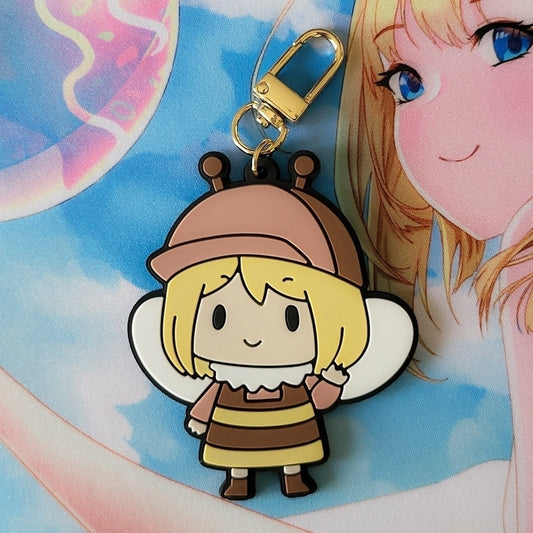 Holo: Ame Bee Rubber Keychain