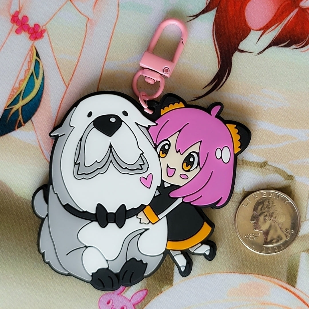 SpyXFamily: Anya and Bond Rubber Keychain
