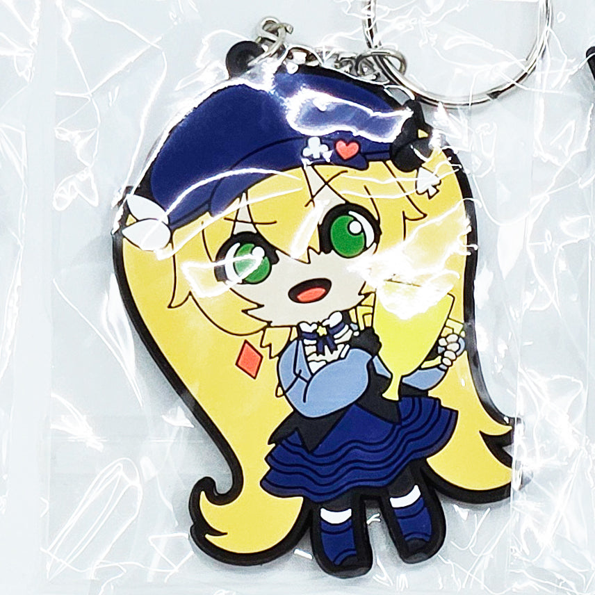 Fanart vTuber Double Sided Rubber Keychains