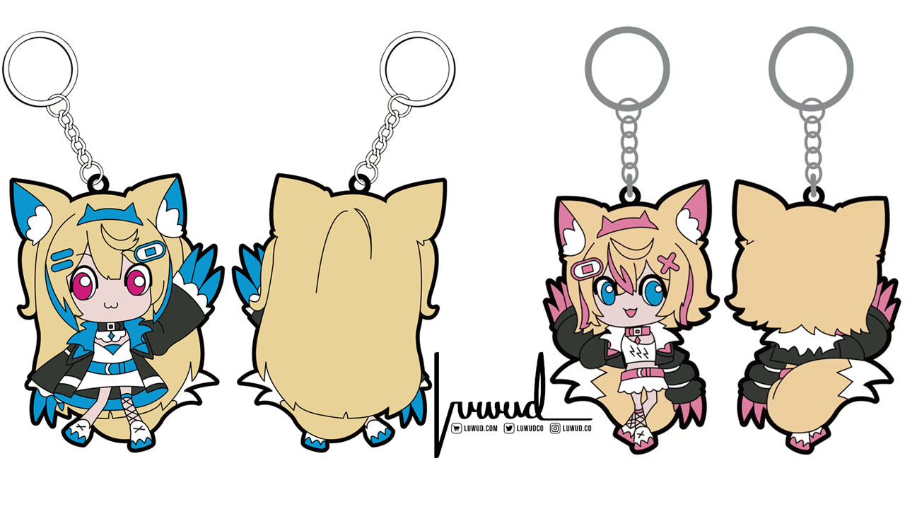 Holo: Rubber Keychains