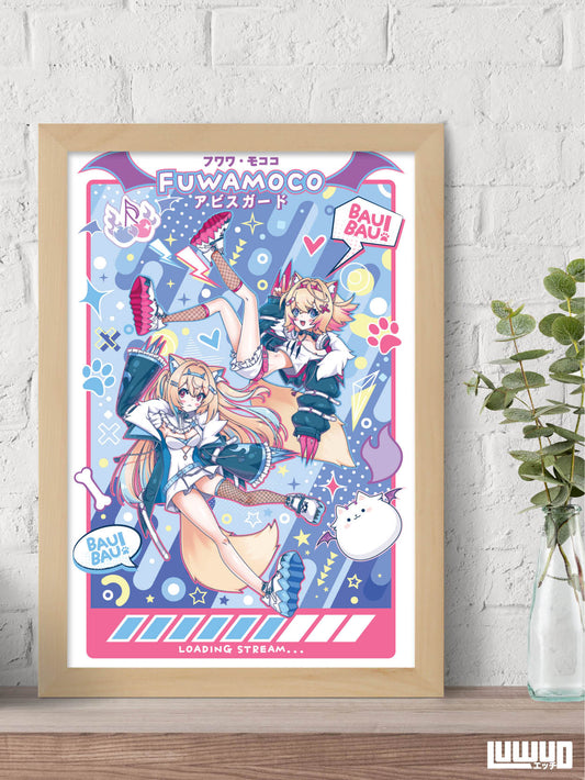 Holo: FUWAMOCO w/ Pero Print 11x17