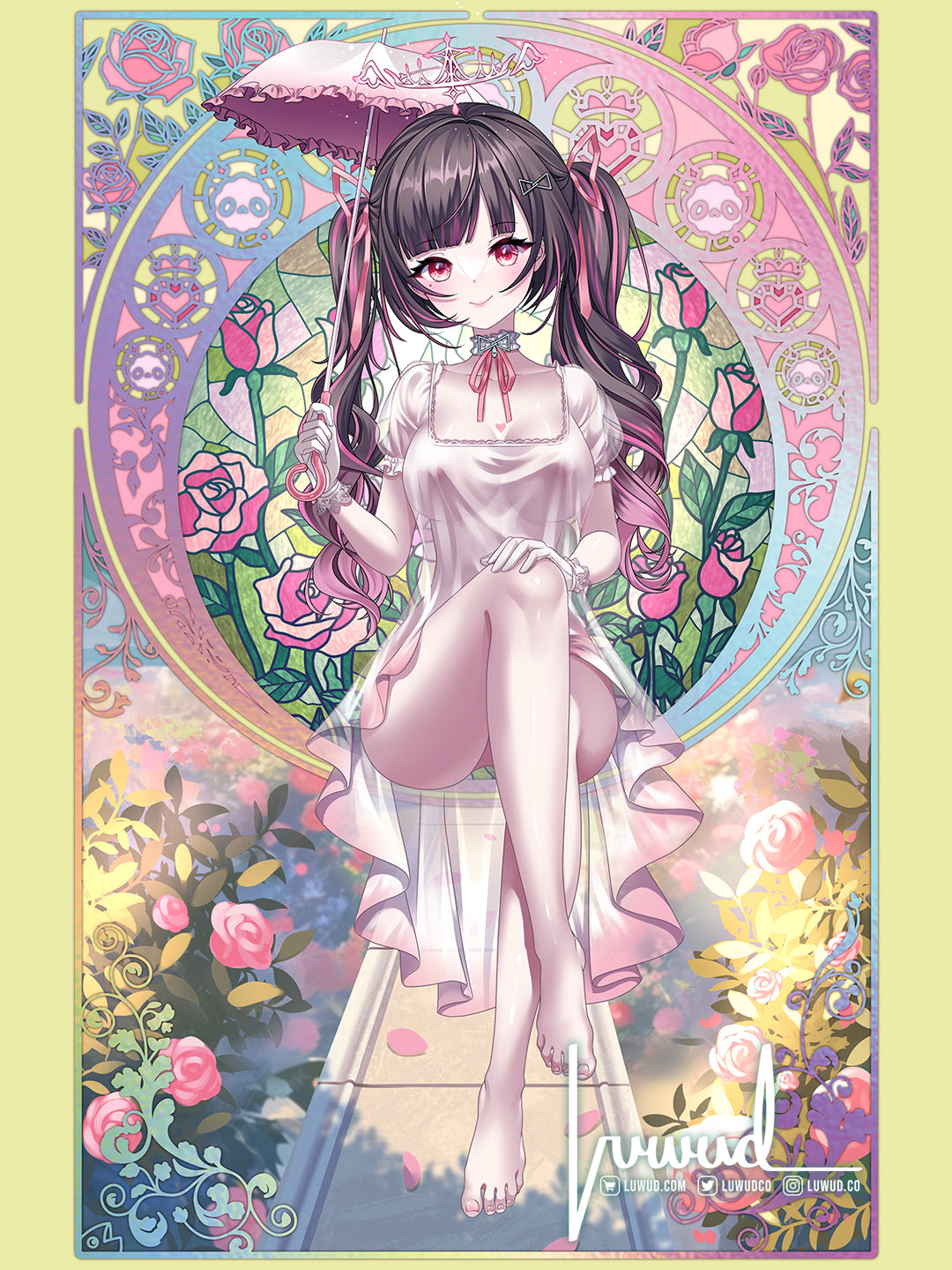 PC: Hime 11"x17" Print (Iridescent Foil)