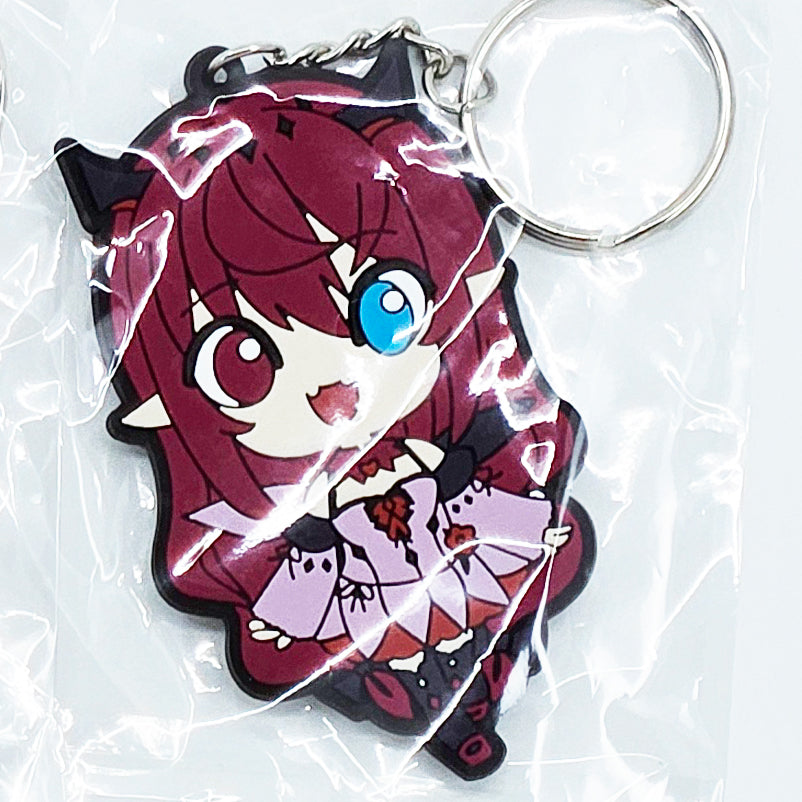 Fanart vTuber Double Sided Rubber Keychains