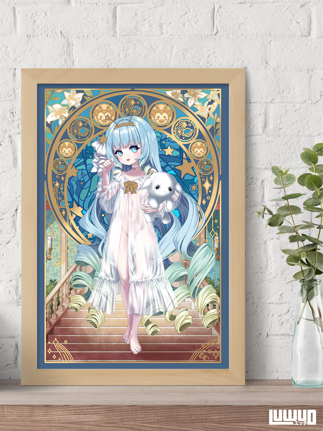 PC: Jelly 11"x17" Print (Gold Foil)