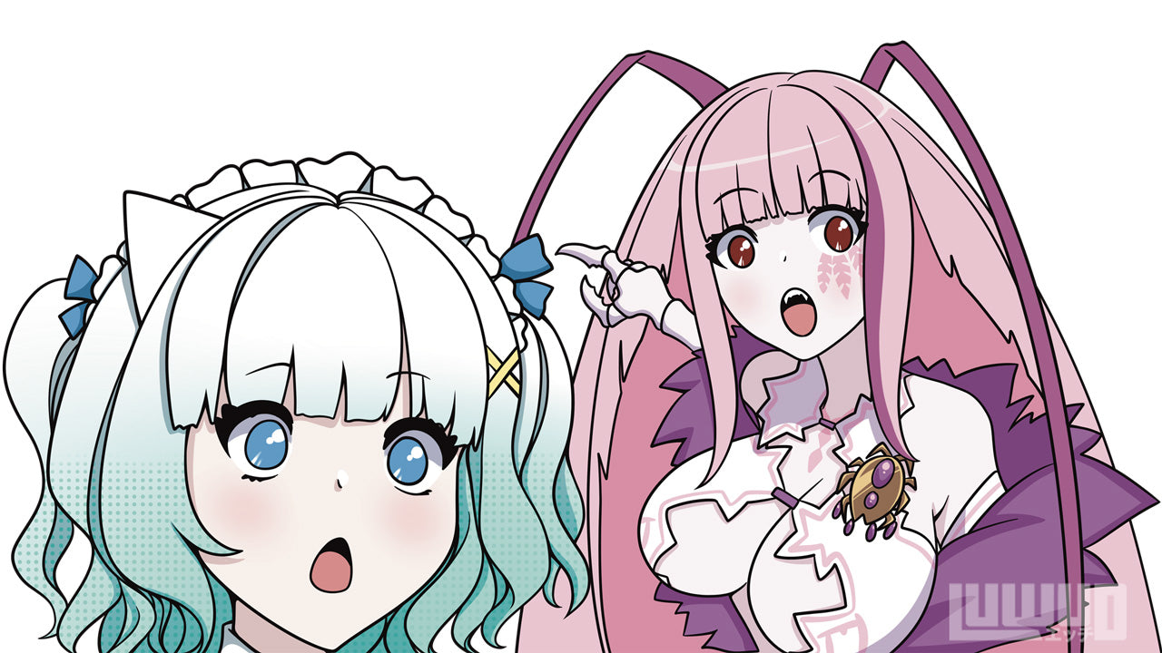 Matara Kan and Maid Mint Fantôme Stickers
