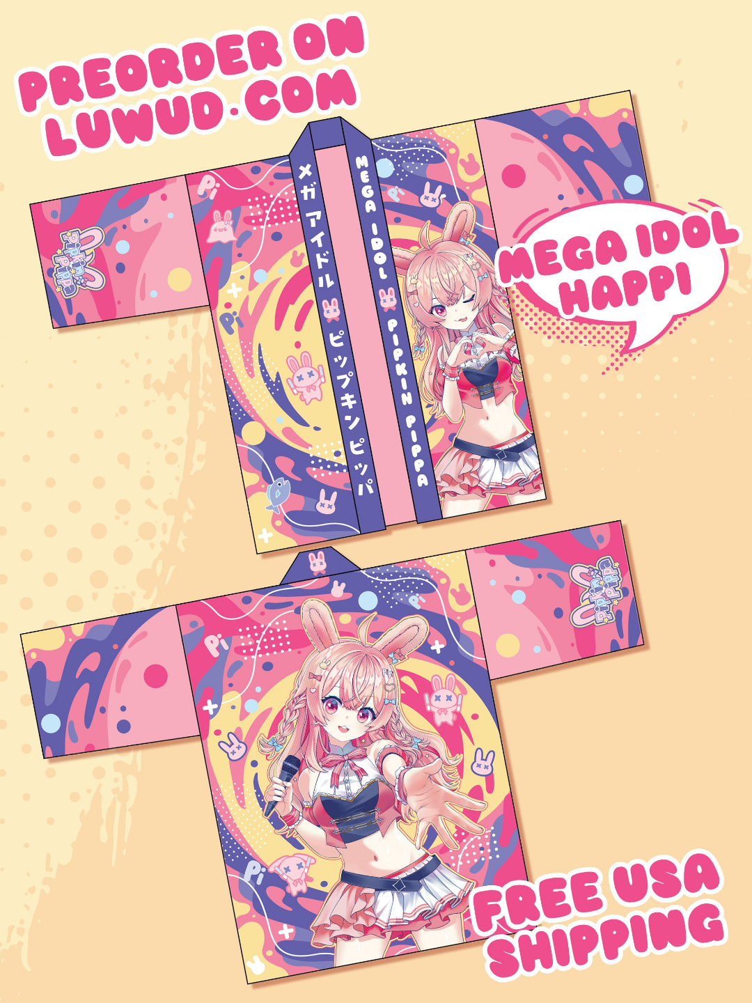 Mega Idol Pipkin Pippa Happi Coat