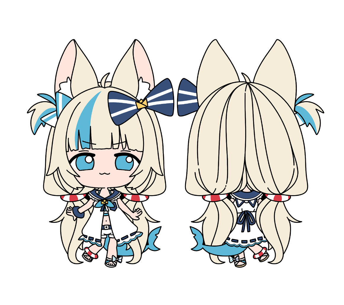 Indie: Sameko Saba Rubber Keychain