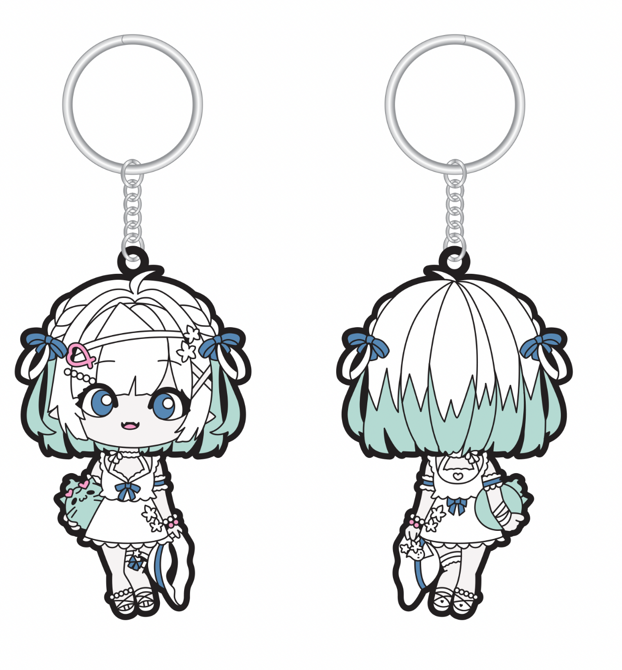 Indies: Summer Mint Rubber Keychain
