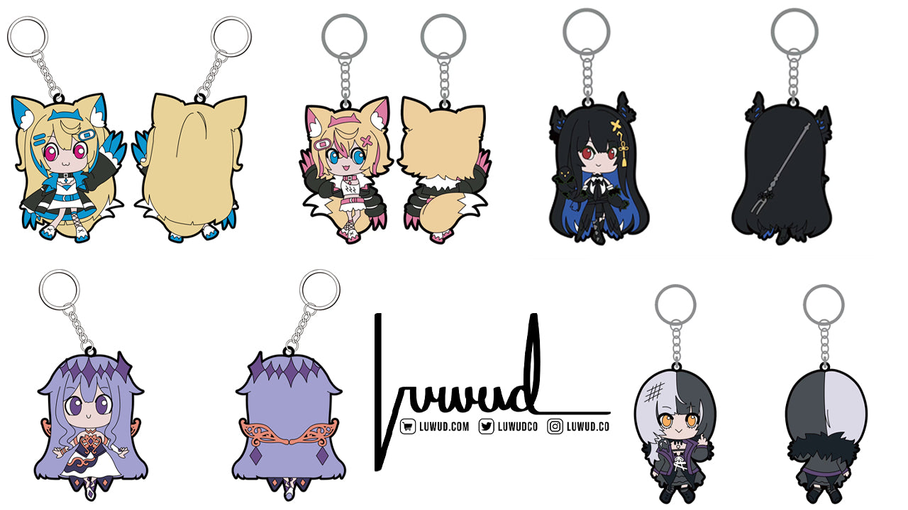 Holo: Rubber Keychains