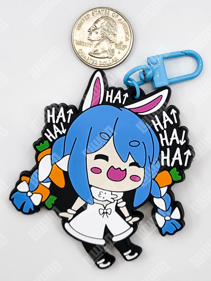 Holo: Pekora Rubber Keychain