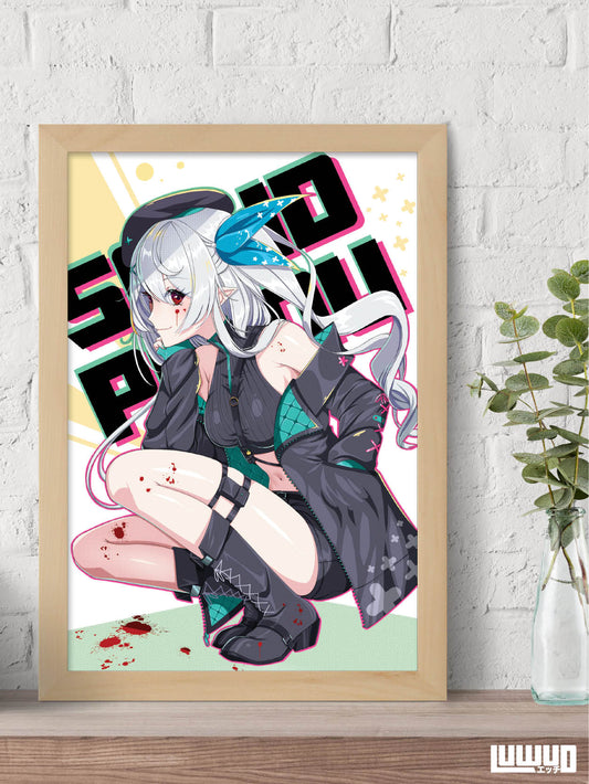 Niji: Solid Pomu 11"x17" Print