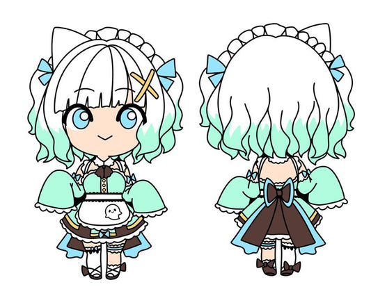 [Late April Pre-Order] Indie: Maid Mint Fantôme Rubber Keychain