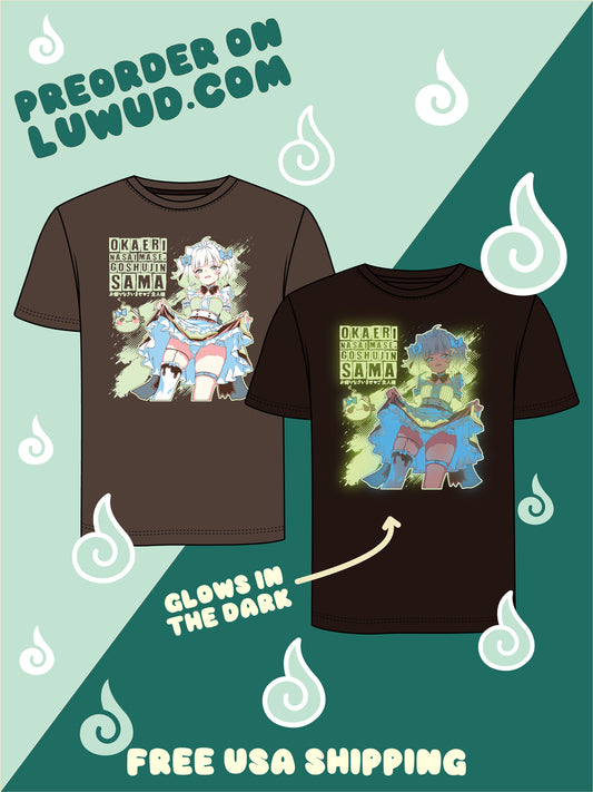 [Mid-March Pre-Order] Glow in the Dark Okaeri Mint Fantome Shirt