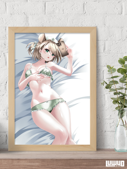 Indie: Nimi in Bed 11"x17" Print