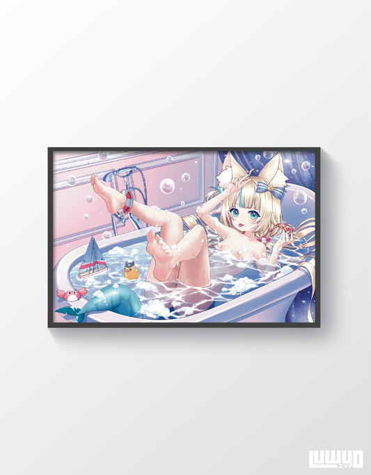 Indie: Sameko Saba Bathtub 11"x17" Print
