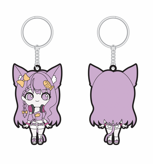 PC: Cat Pippa Rubber Keychain