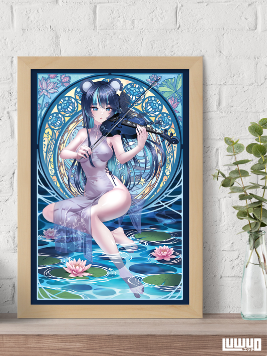 [Mid-August Pre-Order] PC: Uruka Violin 11"x17" Print (Iridescent Foil)