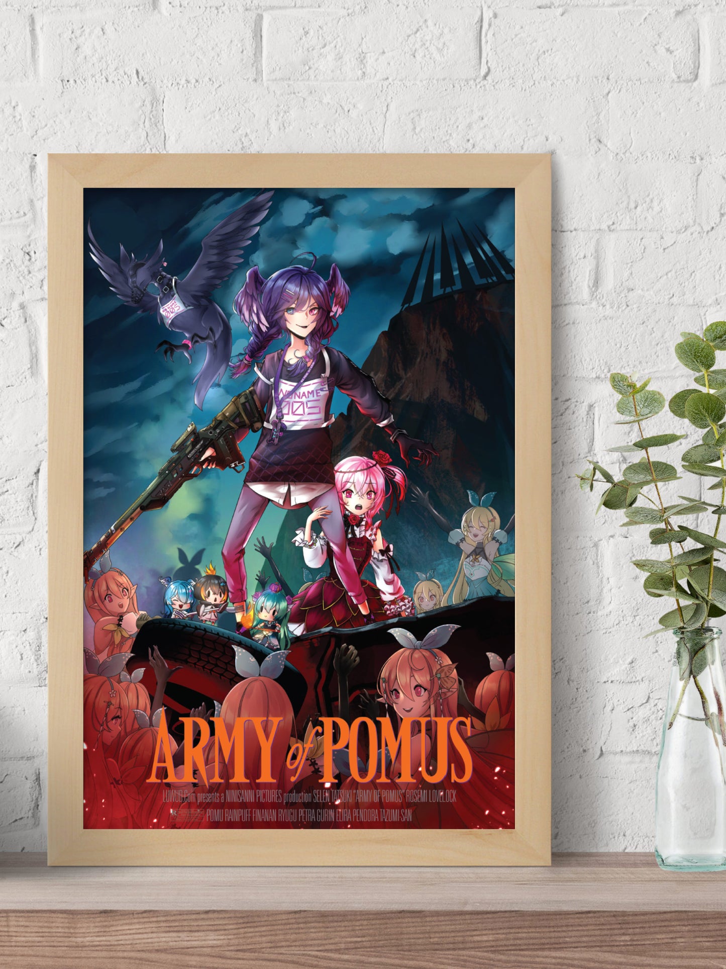 Niji: Army of Pomu 11x17 Poster Print
