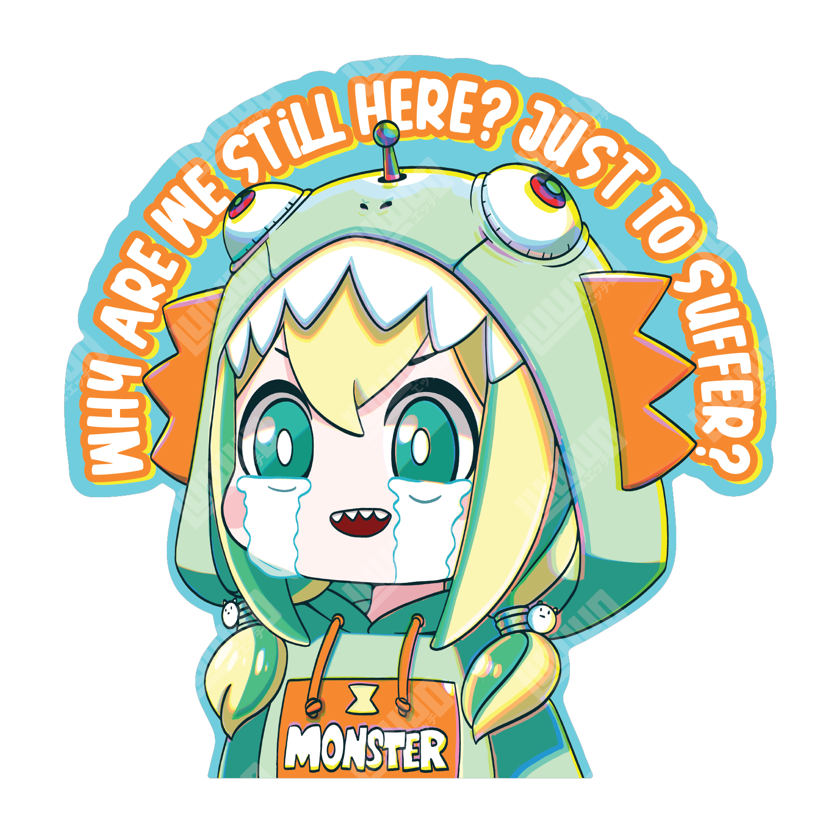 pikamee anime new  Sticker for Sale by SRTart